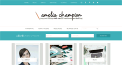 Desktop Screenshot of ameliachampion.com